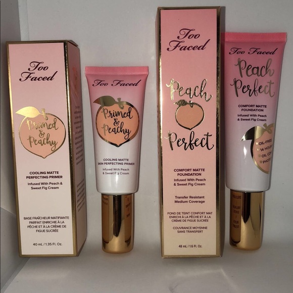 Too Faced Other - Too faced primed &peachy &peach perfect foundation